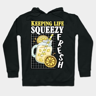 Keeping Life Squeezy Fresh Lemon Juice Lemonade Hoodie